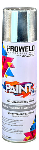 Pintura En Spray Electro Plata 250ml Proweld