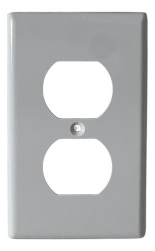 Tapa Toma Corriente Doble 270