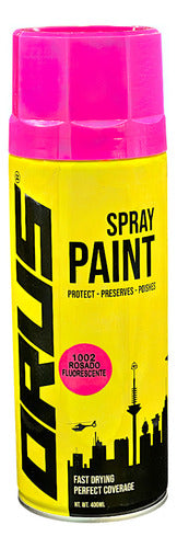 Pintura En Spray Fluorescente 400ml Orus