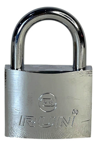 CANDADO DE HIERRO 63MM CROMADO RUN