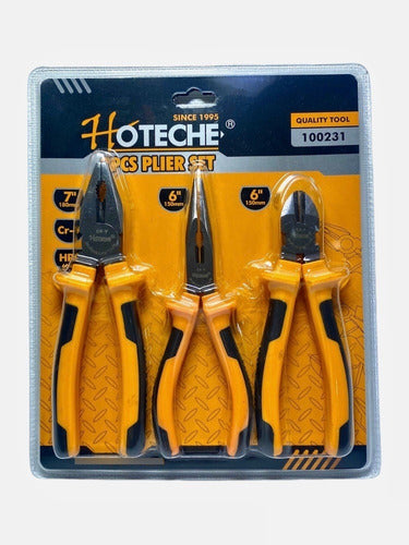 JUEGO DE ALICATES 3 PIEZAS HOTECHE
