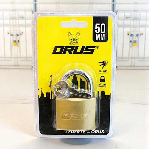 Candado De Bronce 50mm Orus
