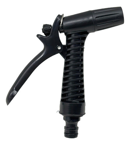 PISTOLA P/MANGUERA PLASTICO AMARILLO NEGRO HUNTER