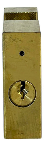 CANDADO ANTICIZALLA 80MM DE BRONCE RUN