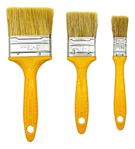 Set De Brochas Profesional 3 Piezas Exxel - GASKA