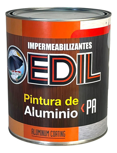 Pintura Manto Aluminio 1g Edil