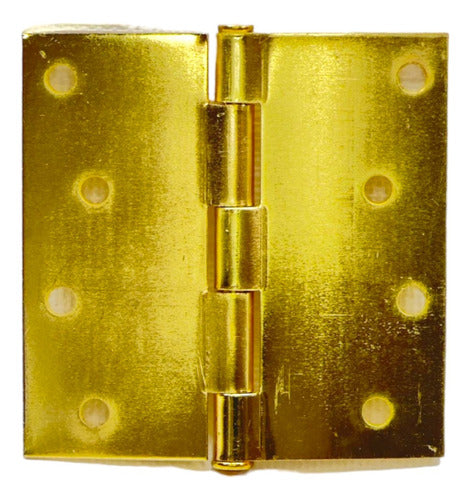 BISAGRA PUERT/MADERA 4"X4" PAR DORADA BLIST HUNTER