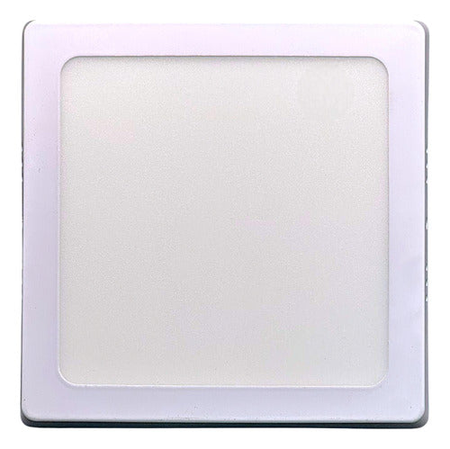 Panel Led Cuadrado Superficial 12w 120-220v Orus