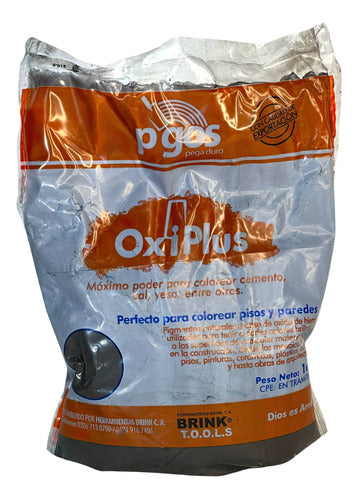Oxido Para Colorear Pisos Color Negro 1kg Oxiplus