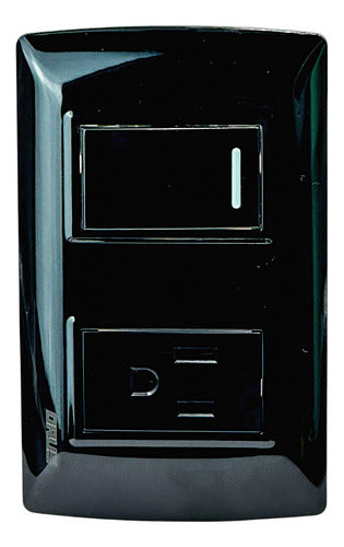 Interruptor Toma Negro 15amp Orus