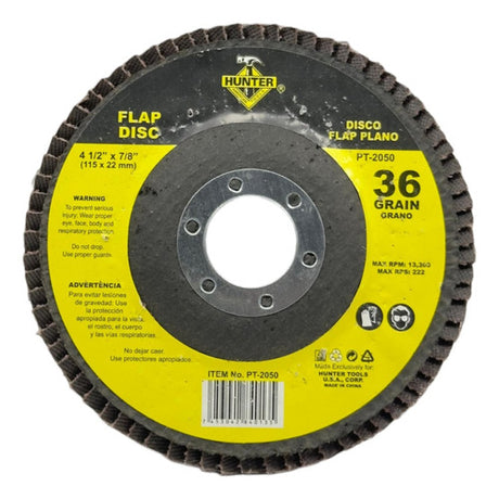 Disco Flap para Esmeril 4"1/2  Gr36 Hunter - GASKA