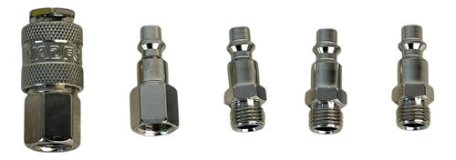 JUEGO DE ACOPLE RAPIDO 5PZS T/AMERICANO WADFOW