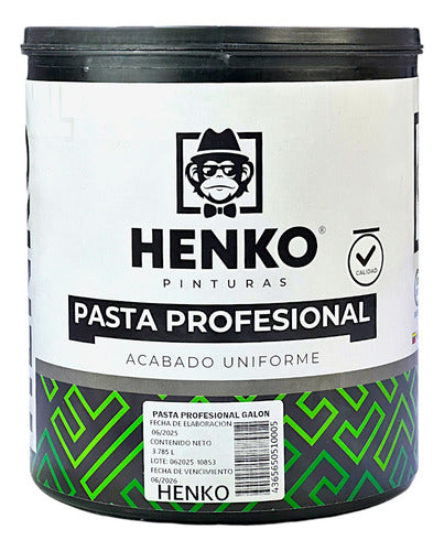 Pasta Masilla Profesional Henko 1 Galon
