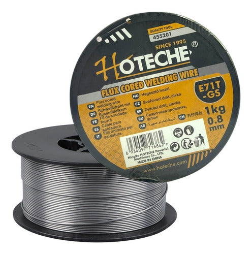 Alambre Para Soldar Con Nucleo Fundente 0.80mm Hoteche