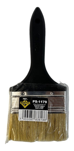 BROCHA 4" M/PLAST NEGRO P/RUBIO HUNTER