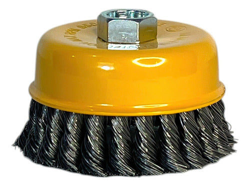 Cepillo De Copa Entorchado 4" Hoteche