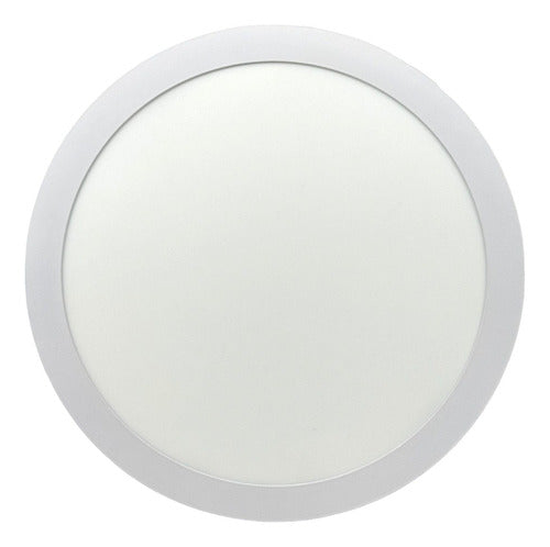 Panel Led Redondo Plano Lumistar 24w Luz Calida P/empotrar