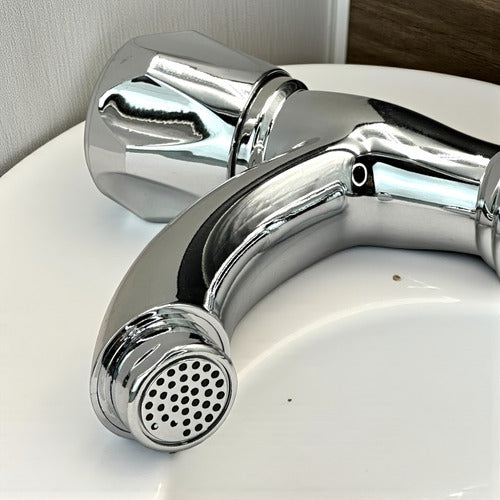 Llave Griferia De Lavamanos Negro Mate Orus