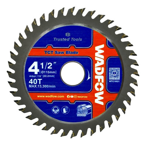 DISCO SIERRA 4"1/2 40D WADFOW - GASKA