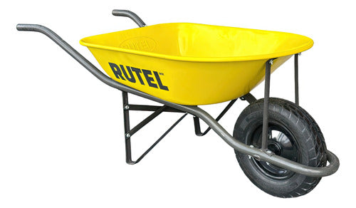 CARRETILLA 110 LTS (5.0 PIES) NEU AMARILLO RUTEL - GASKA