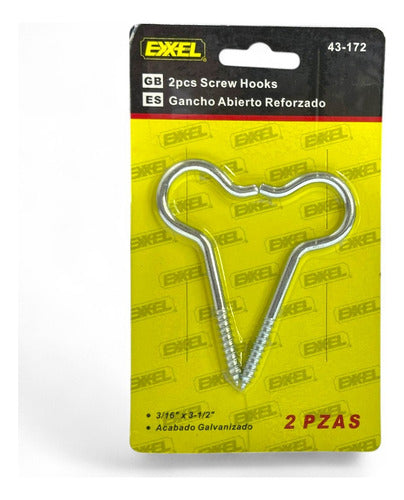 Gancho Abierto Reforzado 3/16''x3-1/2 Exxel