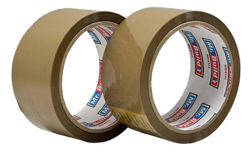 Cinta Embalaje 100m Marron Mr Build