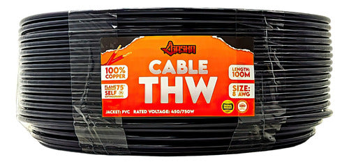 Cable Thw 100% Cobre 8awg Gaska