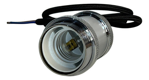 Lampara Colgante Vintage Plata Ajustable Rosca E27 Lumistar - GASKA