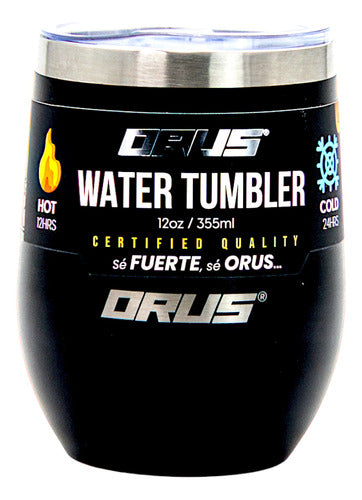 Termo Vaso 12 Oz Metalico Orus