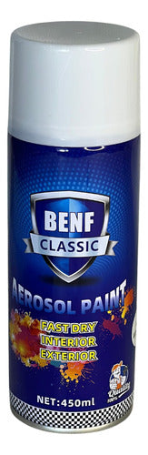 Pintura En Spray Blanco Brillante Benf