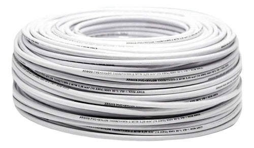 CABLE THHN 8AWG X 10MTS BLANCO LUMISTAR