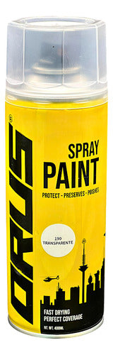 Pintura Spray Lacover Transparente 400ml Orus