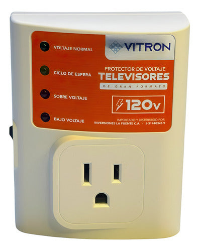 Protector De Voltaje De Gran Formato Vitron 120v