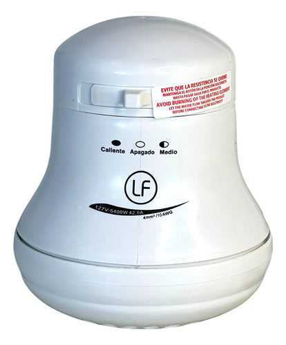 Ducha Regadera Eléctrica Blanca 127v Lf