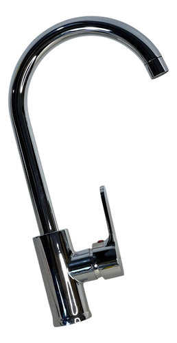 Griferia Monomando De Bronce Cuello Cisne P/fregadero Run