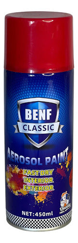 Pintura En Spray Rojo Benf