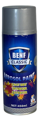Pintura En Spray Plateado Benf