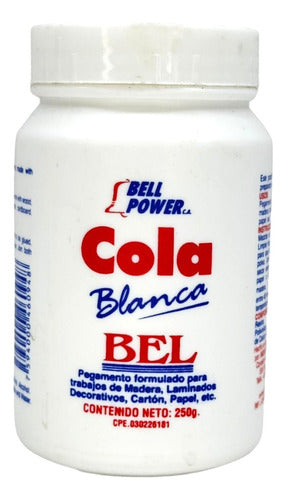 Pega Blanca Bell Power Cola Blanca Bel 250g