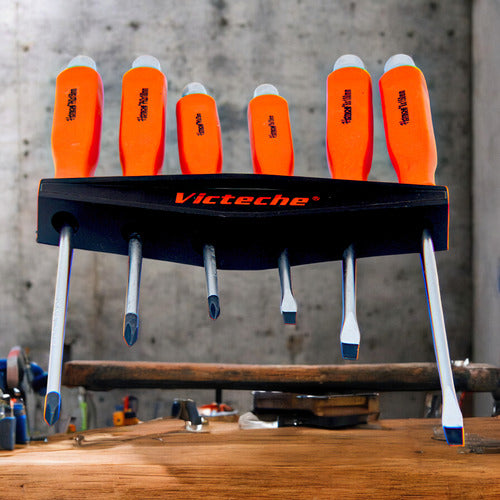 Juego De Destornillador De Paso 6 Pzs Victeche