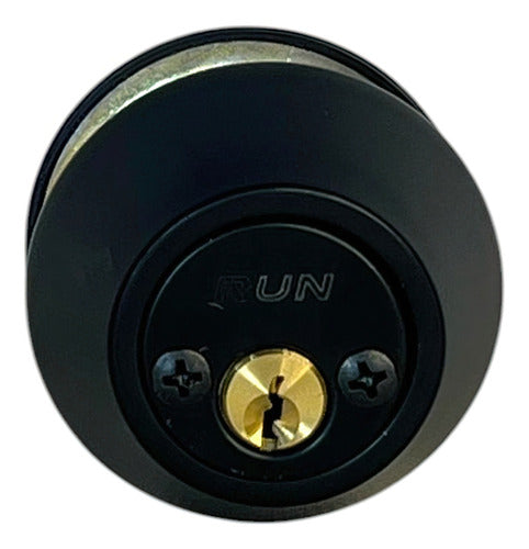 Cerradura De Llave-llave Negro Mate Run