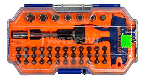 JUEGO DE DESTORNILLADOR MANGO T 45PZS WADFOW
