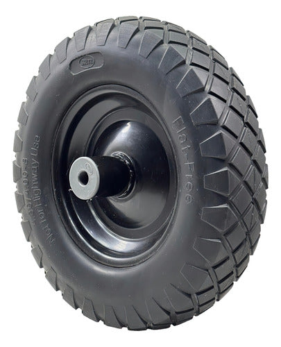 Rueda Caucho Para Carretilla Rutel Semi Neumática 16"