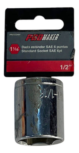 Dado 1/2 X 1 1/16 Std Sae 6pts Promaker