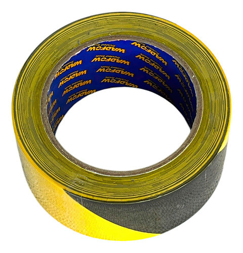 CINTA DE SEGURIDAD AMARILLO/NEGRO 30MTX50MM WADFOW