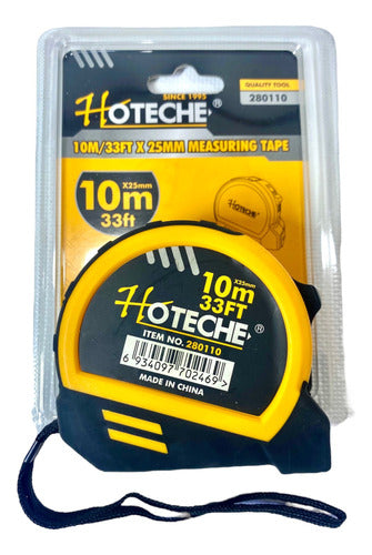 CINTA METRICA 10MTS X 25MM HOTECHE