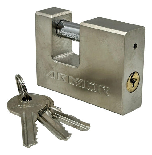 Candado anticizalla 70MM de hierro pulido Armor