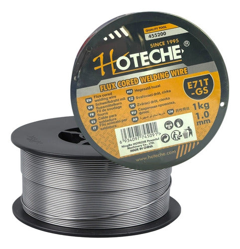 Alambre Para Soldar Con Nucleo Fundente 1mm Hoteche