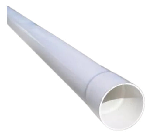 Tubo Plástico Para Electricidad 1" X 3mt Blanco Conduit