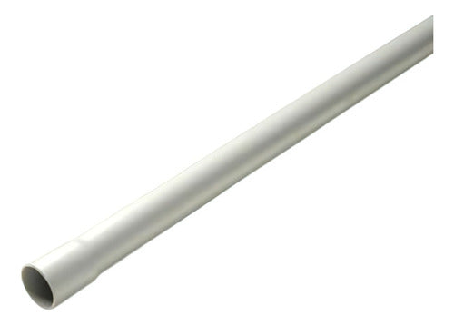 Tubo Plástico Para Electricidad 1/2" X 3mt Blanco Conduit