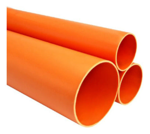 Tubo Aguas Negras Naranja Uniteca 110mm X 3mts X 3,2mm